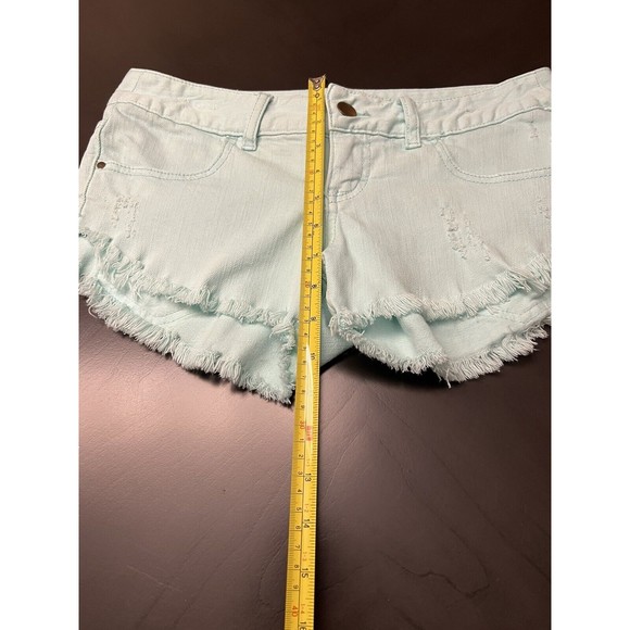 Billabong laneway denim shorts raw hem size 1 mint - Picture 11 of 12